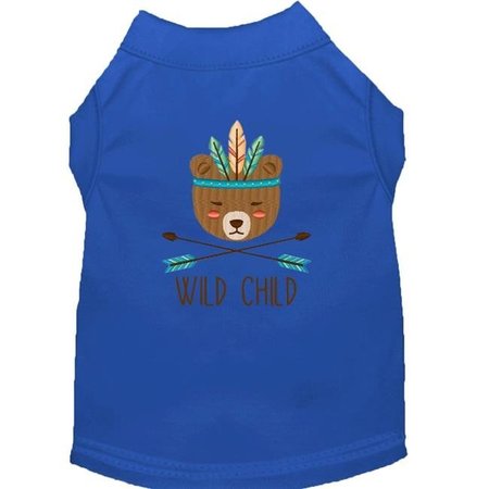 PETPAL Wild Child EmbroideRed Dog Shirt; Blue - Med 12 PE767337